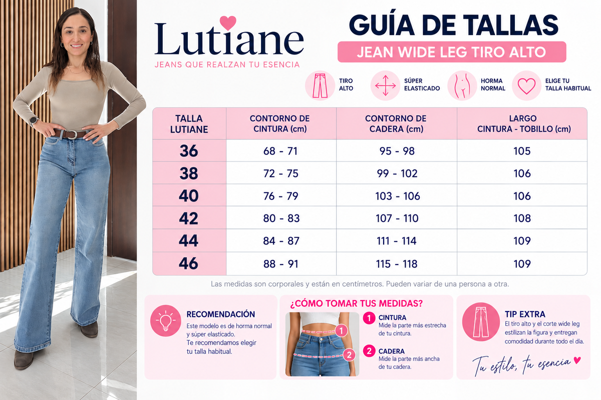 Jean Wide Leg Celeste Tiro Alto Elasticado Con Cinturón